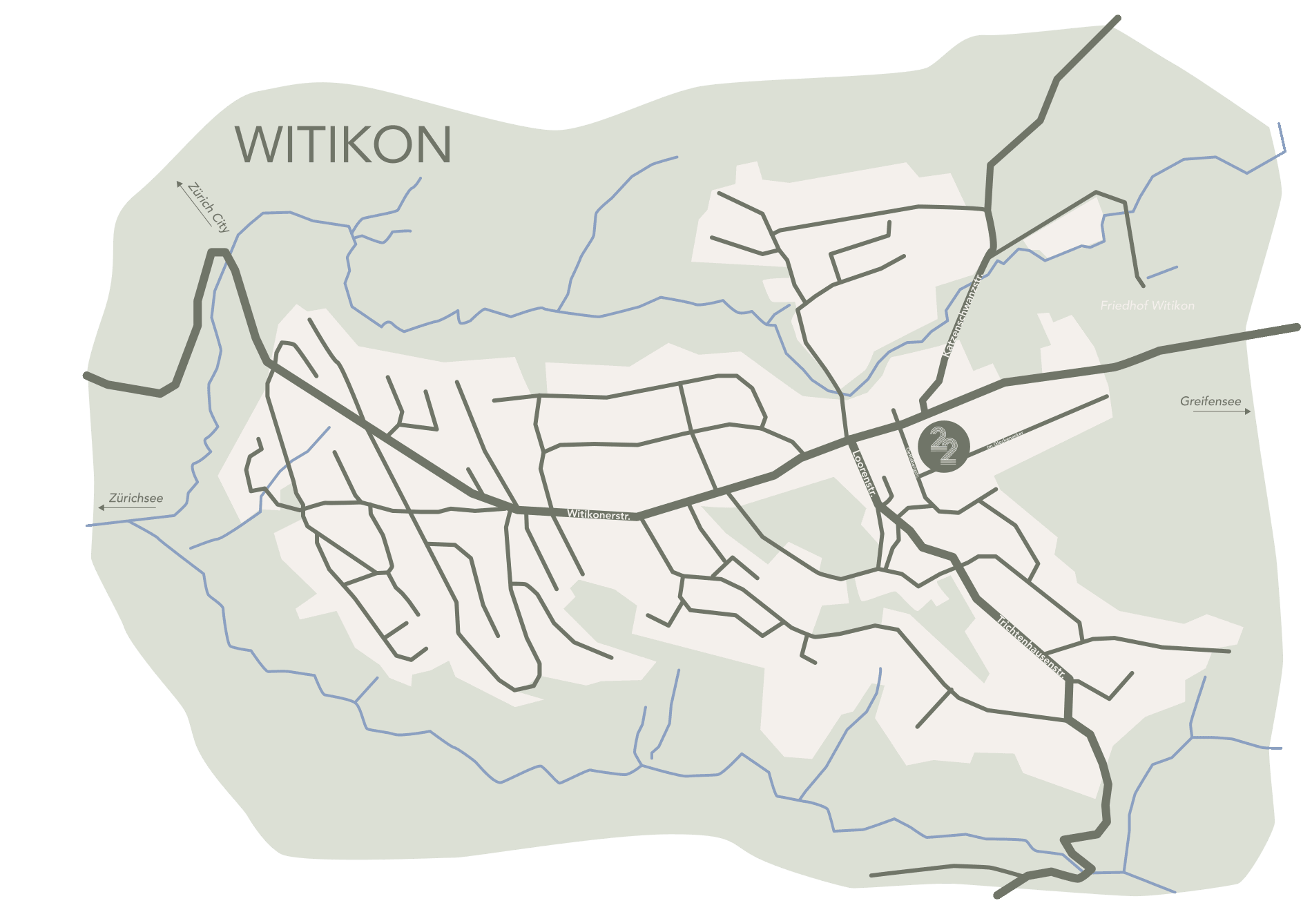 Karte Mikrolage Witikon